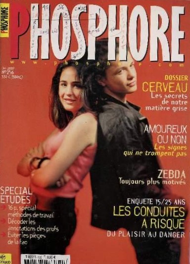 PHOSPHORE magazine side cover Issue 256  October 2002