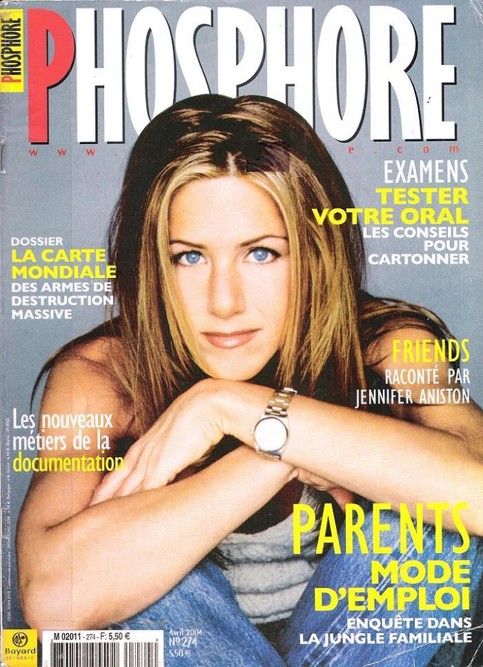 PHOSPHORE magazine side cover Issue 274  April 2004