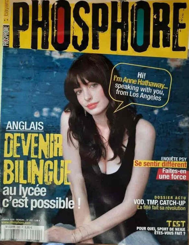 PHOSPHORE magazine side cover Issue 332  February 2009