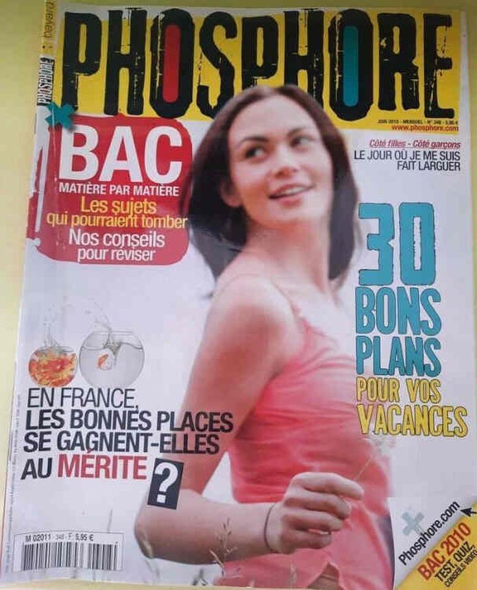 PHOSPHORE magazine side cover Issue 348  June 2010