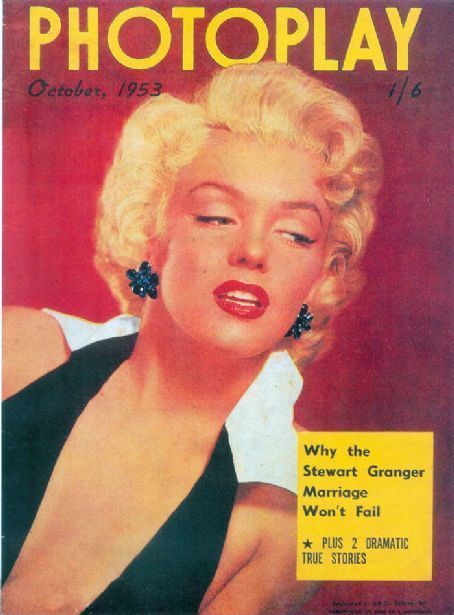 PHOTOPLAY (Au) magazine side cover October 1953