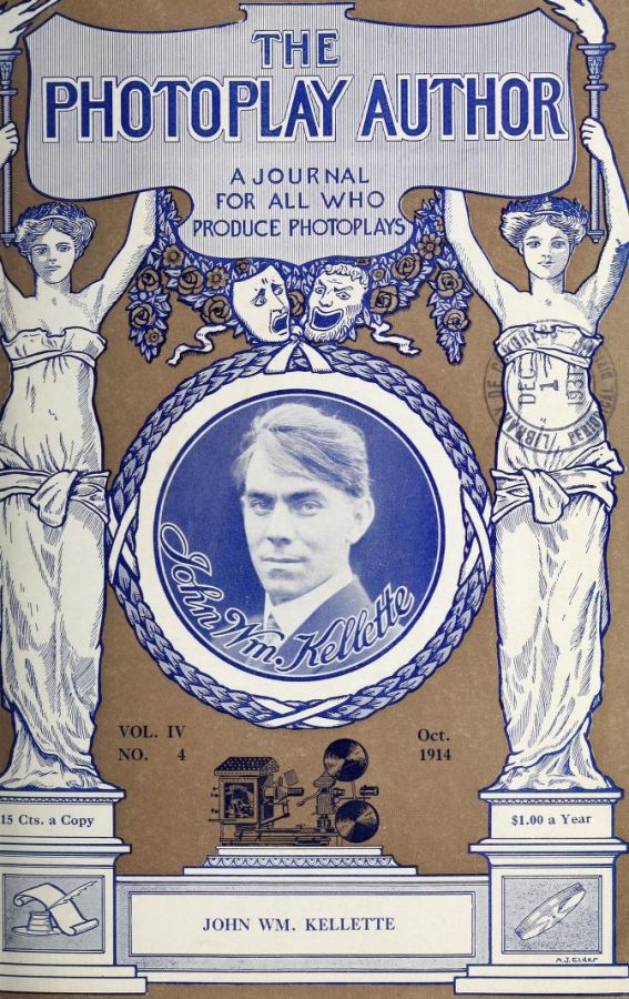 PHOTOPLAY AUTHOR magazine side cover  Vol 4 No  4  October 1914