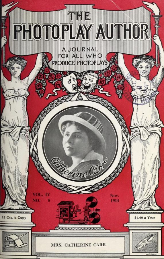 PHOTOPLAY AUTHOR magazine side cover  Vol 4 No  5  November 1914