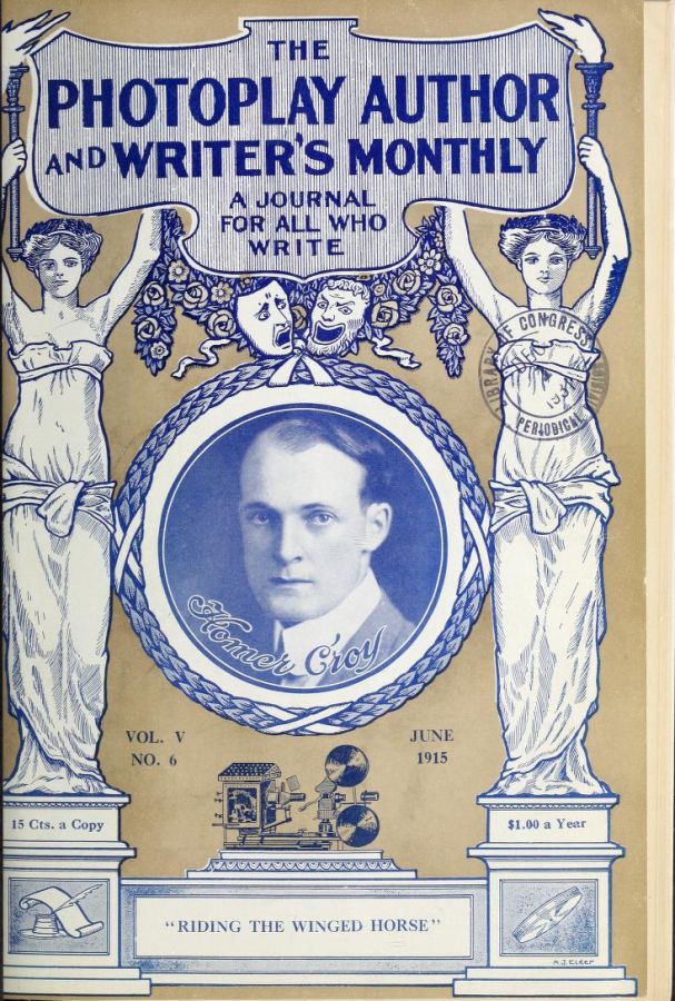 PHOTOPLAY AUTHOR magazine side cover  Vol 5 No  6  June 1915