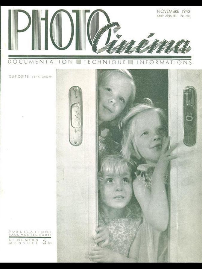 PHOTO CINEMA magazine side cover Issue 506 November 1942