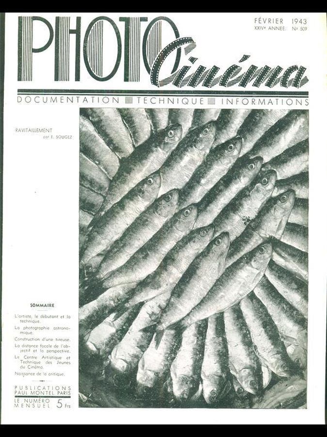 PHOTO CINEMA magazine side cover Issue 509 February 1943