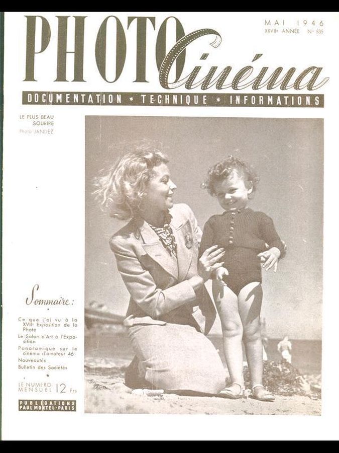 PHOTO CINEMA magazine side cover Issue 535 May 1946