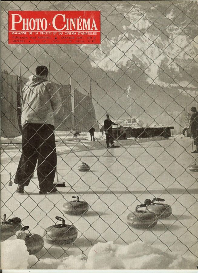 PHOTO CINEMA magazine side cover Issue 675 January 1958