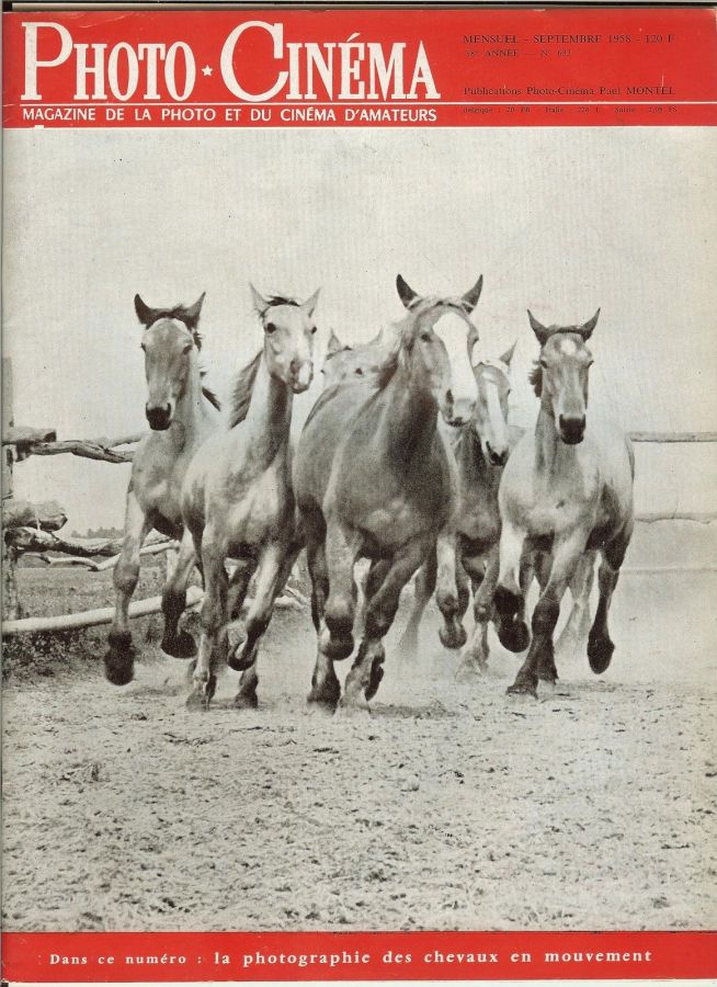 PHOTO CINEMA magazine side cover Issue 683 September 1958
