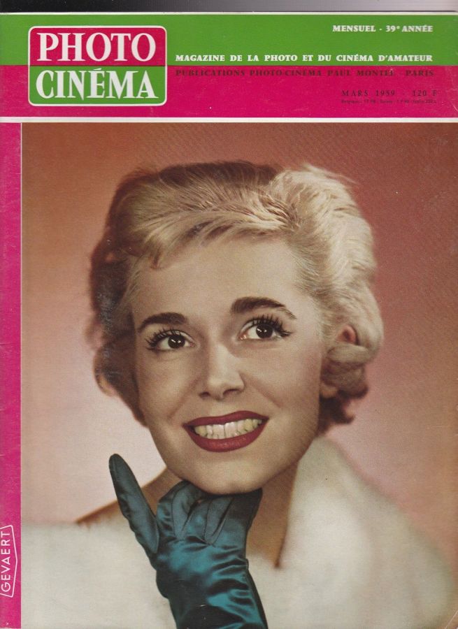 PHOTO CINEMA magazine side cover Issue 689 March 1959