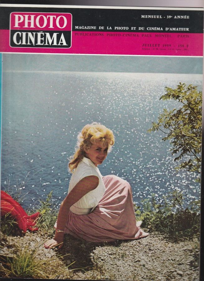 PHOTO CINEMA magazine side cover Issue 693 July 1959