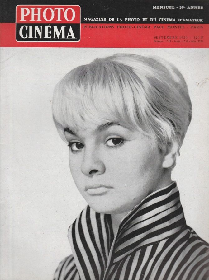 PHOTO CINEMA magazine side cover Issue 695 September 1959