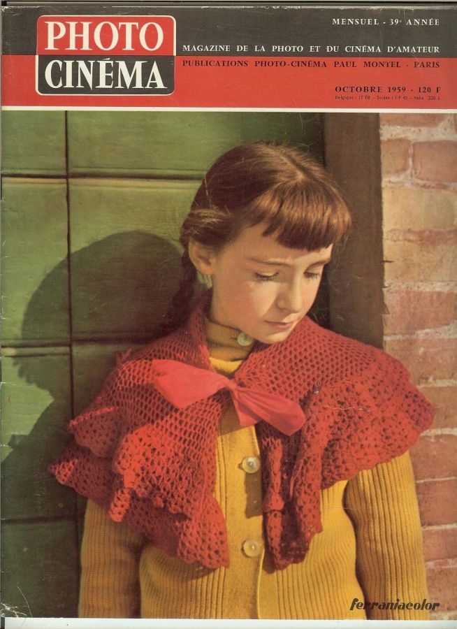 PHOTO CINEMA magazine side cover Issue 696 October 1959