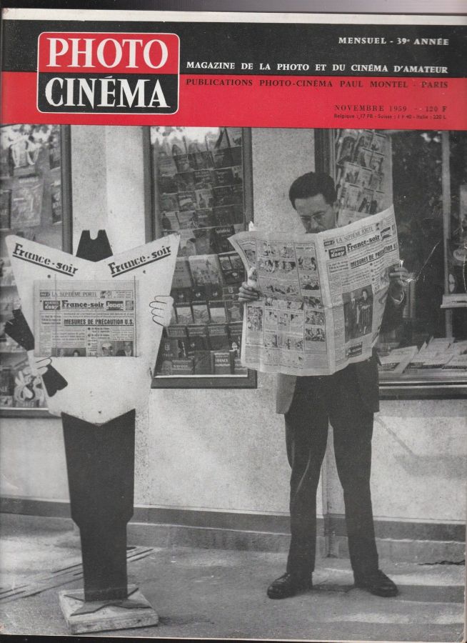 PHOTO CINEMA magazine side cover Issue 697 November 1959
