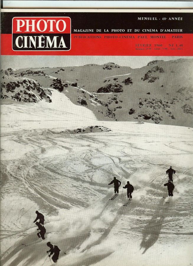 PHOTO CINEMA magazine side cover Issue 700 February 1960