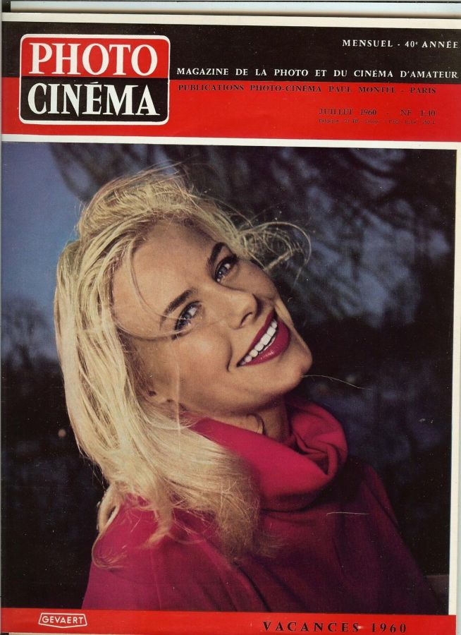 PHOTO CINEMA magazine side cover Issue 705 July 1960