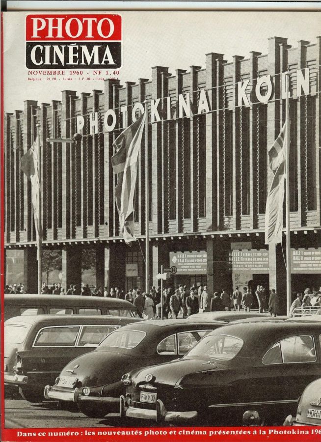 PHOTO CINEMA magazine side cover Issue 709 November 1960