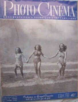 PHOTO CINEMA magazine side cover Issue 574 August 1949