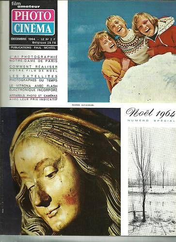 PHOTO CINEMA magazine side cover Issue 758 December 1964