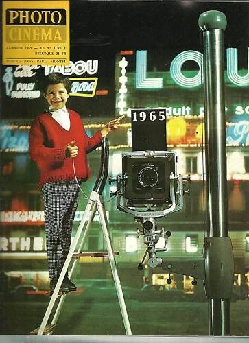 PHOTO CINEMA magazine side cover Issue 759 January 1965