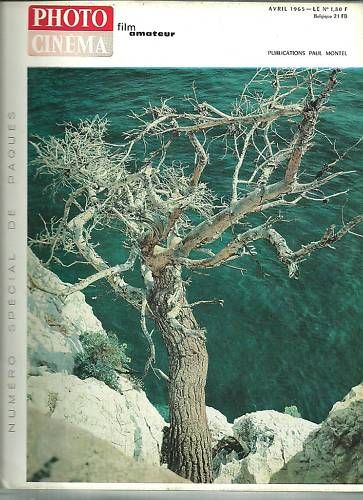 PHOTO CINEMA magazine side cover Issue 762 April 1965