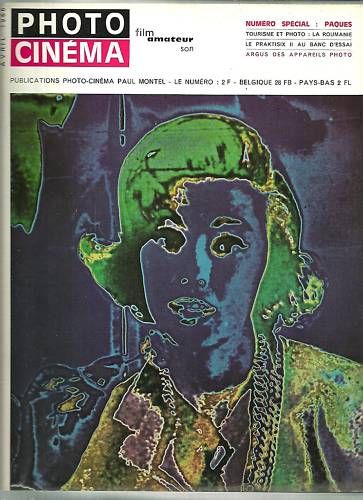 PHOTO CINEMA magazine side cover Issue 774 April 1966