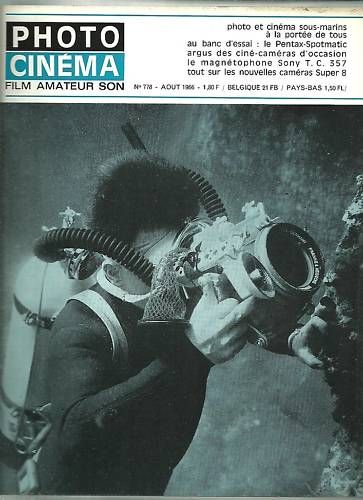 PHOTO CINEMA magazine side cover Issue 778 August 1966