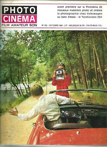 PHOTO CINEMA magazine side cover Issue 780 October 1966