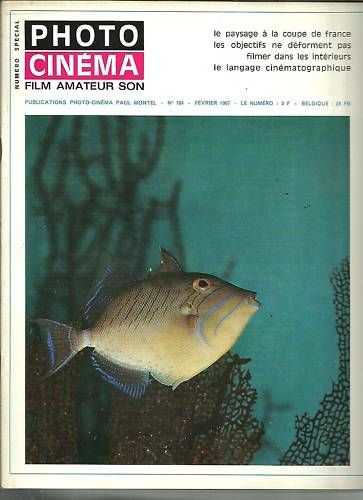 PHOTO CINEMA magazine side cover Issue 784 February 1967