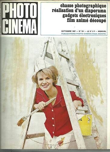 PHOTO CINEMA magazine side cover Issue 791 August 1967