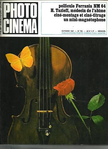 PHOTO CINEMA magazine side cover Issue 792 October 1967