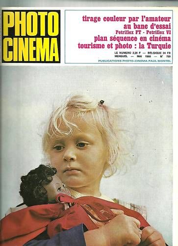 PHOTO CINEMA magazine side cover Issue 799 April 1968