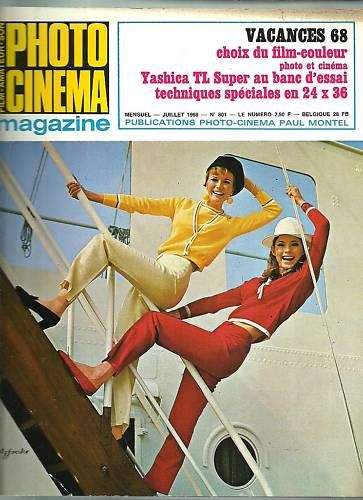 PHOTO CINEMA magazine side cover Issue 801 June 1968