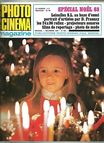 PHOTO CINEMA magazine side cover Issue 806  1968