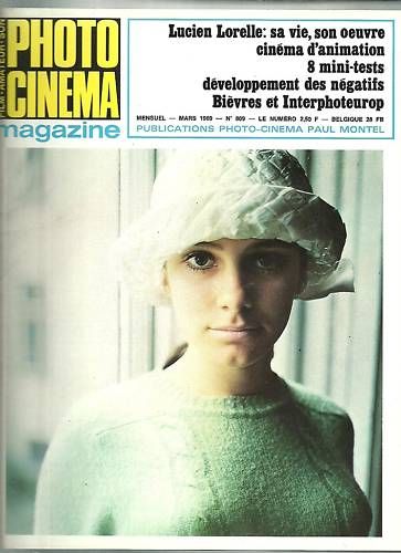 PHOTO CINEMA magazine side cover Issue 809  1969