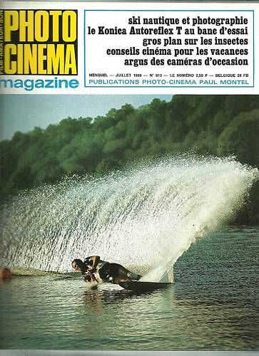 PHOTO CINEMA magazine side cover Issue 813  1969