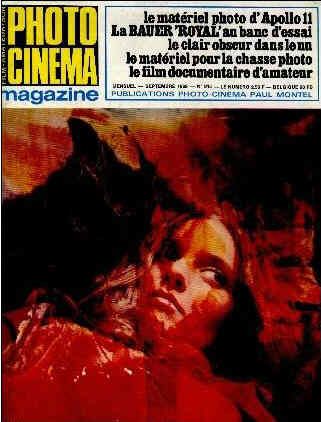 PHOTO CINEMA magazine side cover Issue 815  1969