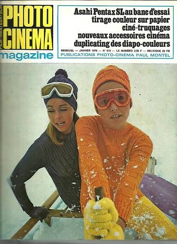 PHOTO CINEMA magazine side cover Issue 819 January 1970