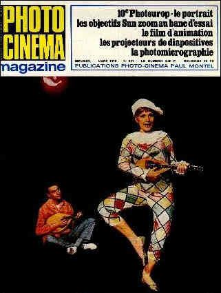 PHOTO CINEMA magazine side cover Issue 821 March 1970