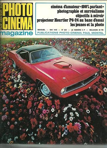 PHOTO CINEMA magazine side cover Issue 823 May 1970