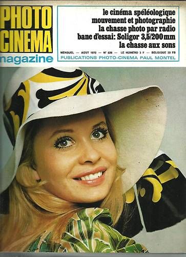PHOTO CINEMA magazine side cover Issue 826 August 1970