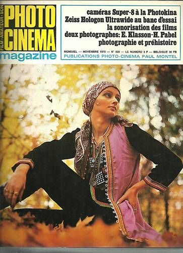 PHOTO CINEMA magazine side cover Issue 829 November 1970