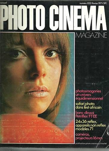 PHOTO CINEMA magazine side cover Issue 832 February 1971