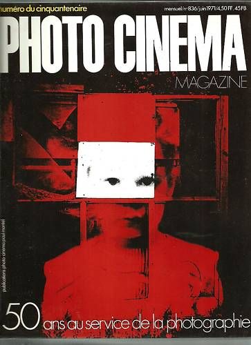 PHOTO CINEMA magazine side cover Issue 836 June 1971