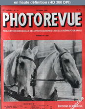 PHOTO-REVUE magazine side cover Issue 10 1 October 1946