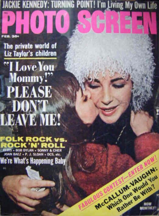 PHOTO SCREEN magazine side cover February 1966