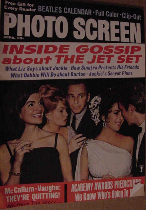 PHOTO SCREEN magazine side cover April 1966