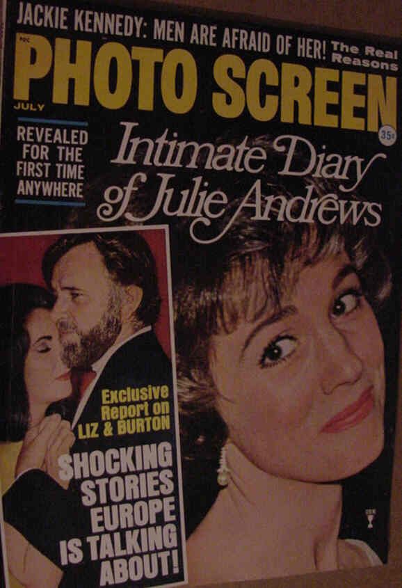 PHOTO SCREEN magazine side cover July 1966