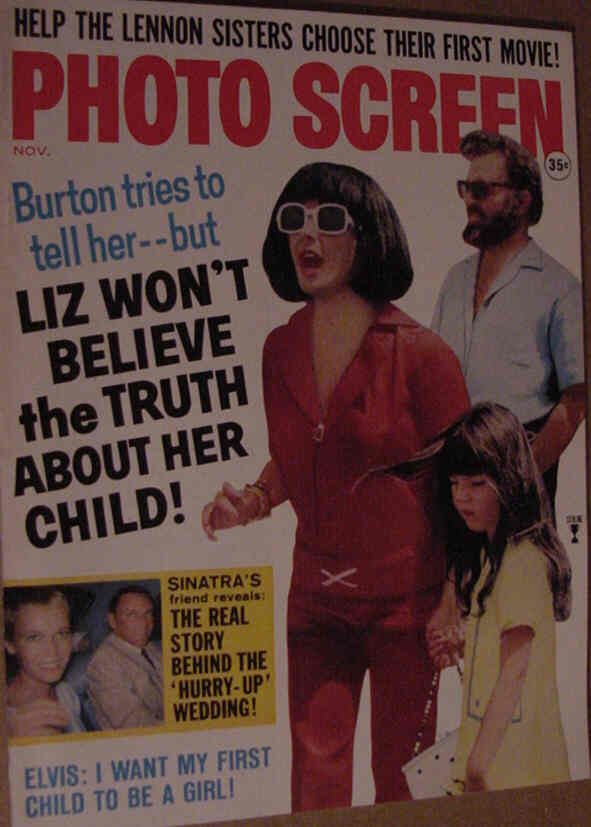 PHOTO SCREEN magazine side cover November 1966