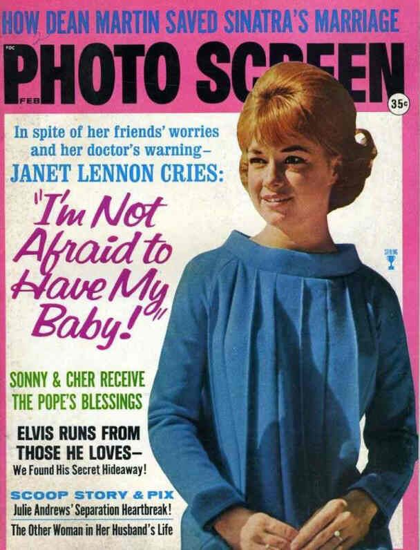 PHOTO SCREEN magazine side cover February 1967
